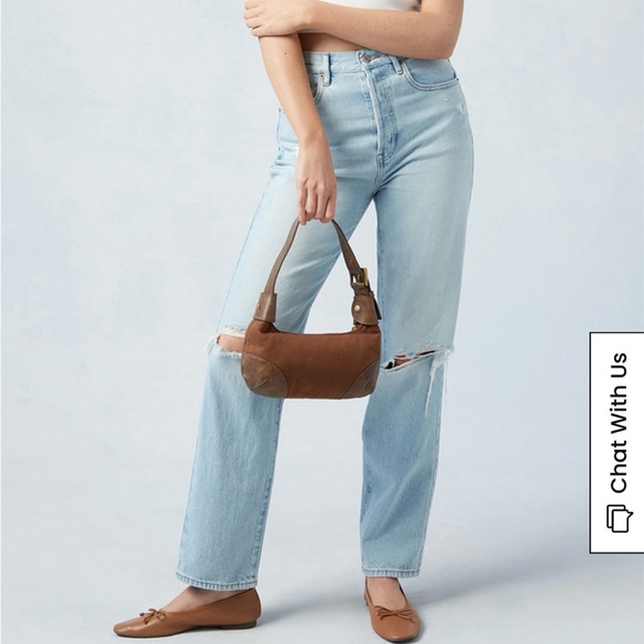 PacSun Dad Jeans in Eco Light Distressed Wash Size 26 - New With Tags! - Picture 2 of 12